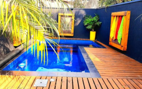 Bangalô das Lagartixas ,casa stúdio com piscina aquecida privativa a 20 minutos do Centro de Curitiba